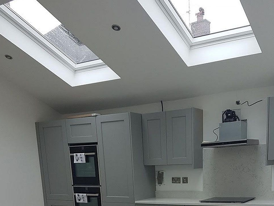 plastering